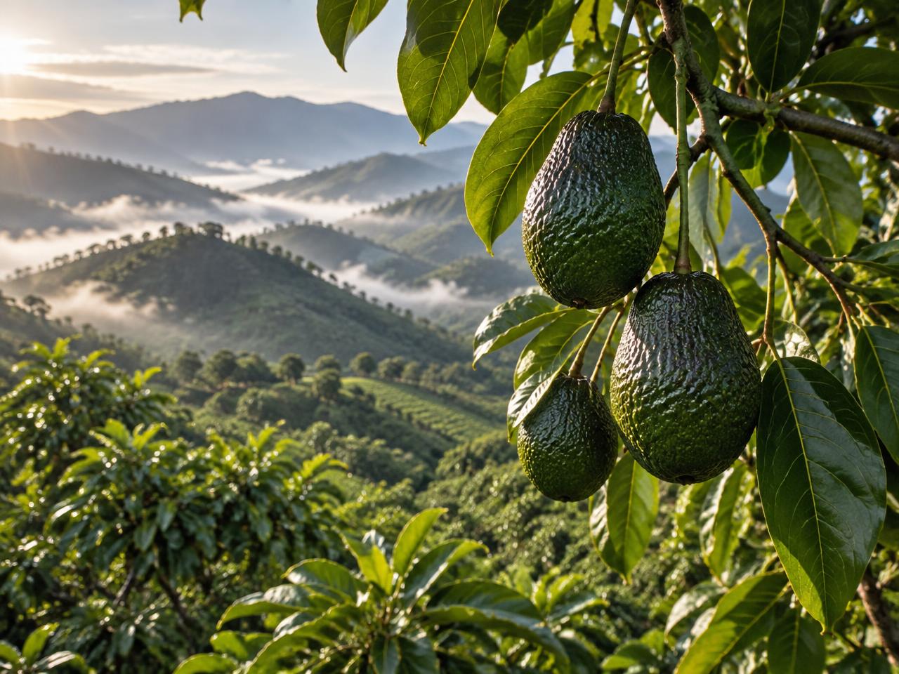 Aguacate Hass en cultivo, Antioquia · Caldas · Colombia